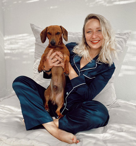 L'ESSENZIALE Home Designs, "Crown Goose Salute Pajama"