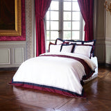 Duvet Cover Set Jardinne Collection, Burgundy - Crown Goose