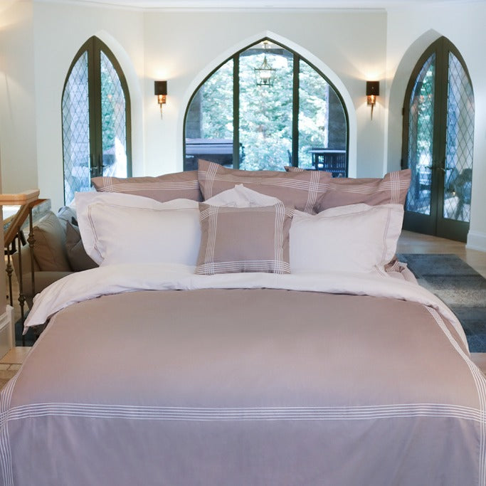 Duvet Cover Set De Rang Collection, Gray - Crown Goose