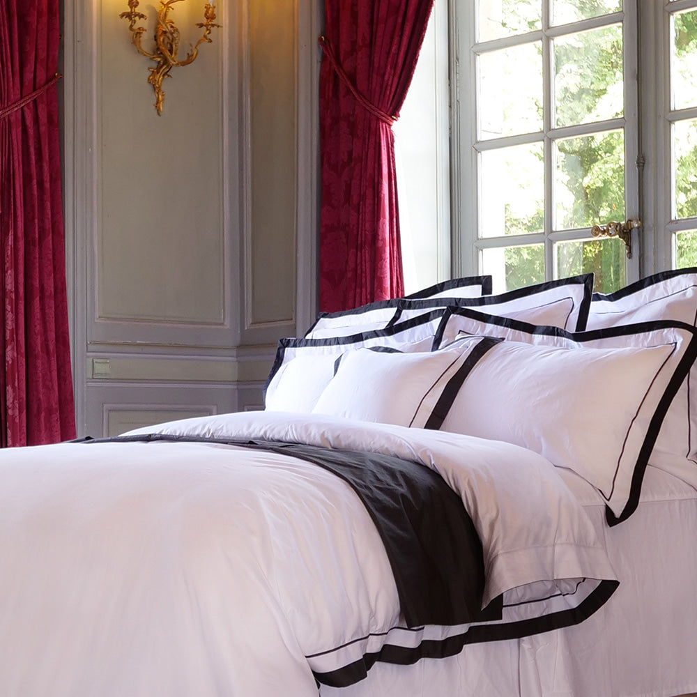 Duvet Cover Set Jardinne Collection, Charcoal - Crown Goose