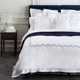 Duvet Cover Set Chloris Collection, Ash Gray - Crown Goose