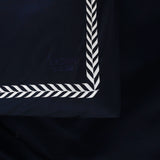 Duvet Cover Set Daphness Collection, Navy - Crown Goose