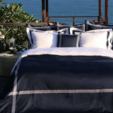 Duvet Cover Set De Rang Collection, Navy - Crown Goose