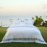 Duvet Cover Set Jardinne Collection, Gray - Crown Goose