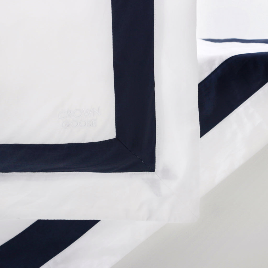 Duvet Cover Set Jardinne Collection, Navy - Crown Goose