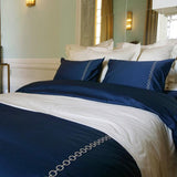 Duvet Cover Set Ecuries Collection, Deep Blue - Crown Goose