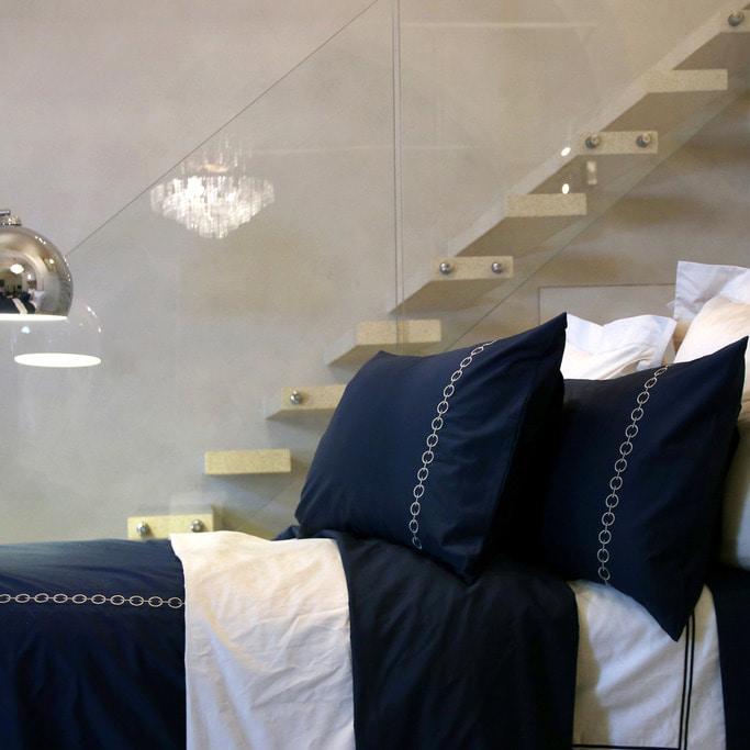 Duvet Cover Set Ecuries Collection, Deep Blue - Crown Goose