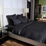 Duvet Cover Set Sopor Collection, Charcoal - Crown Goose