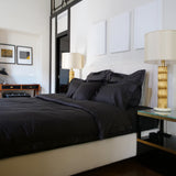 Duvet Cover Set Sopor Collection, Charcoal - Crown Goose