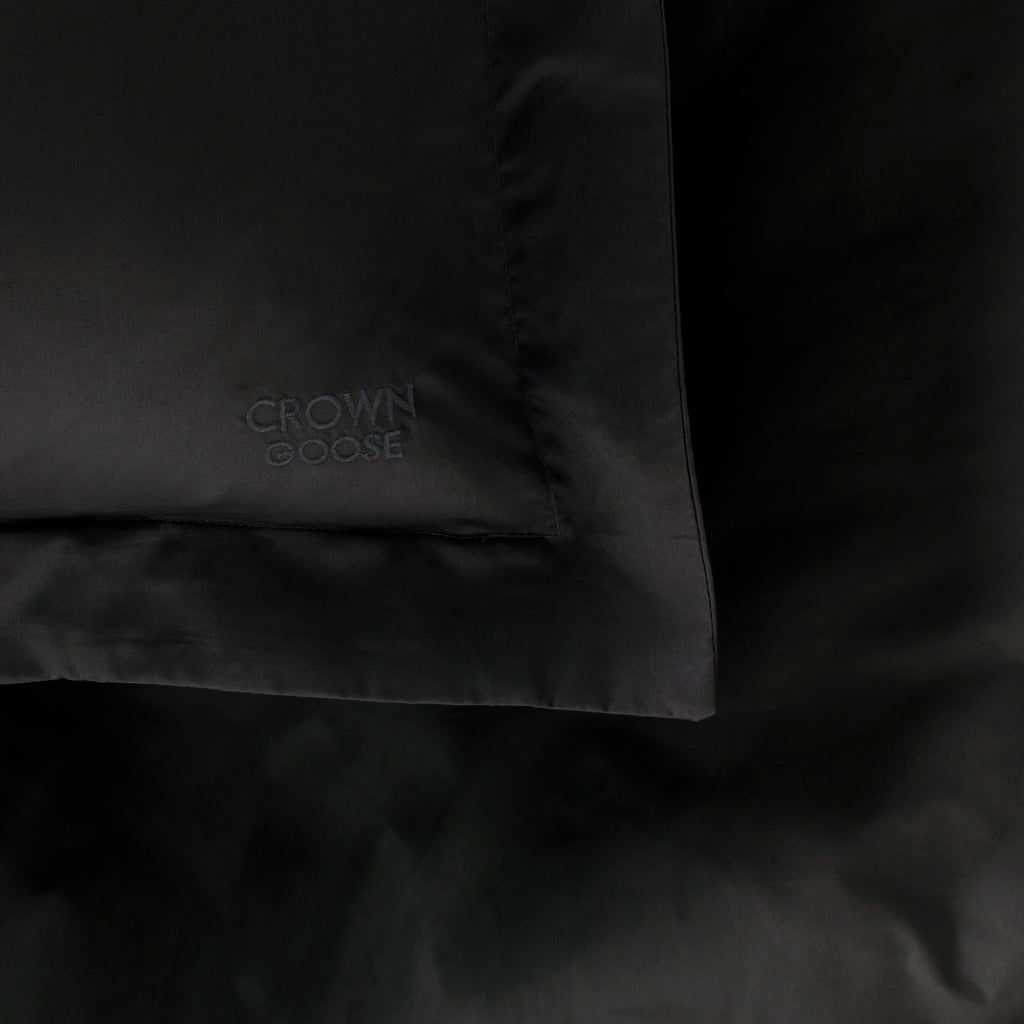 Duvet Cover Set Sopor Collection, Charcoal - Crown Goose