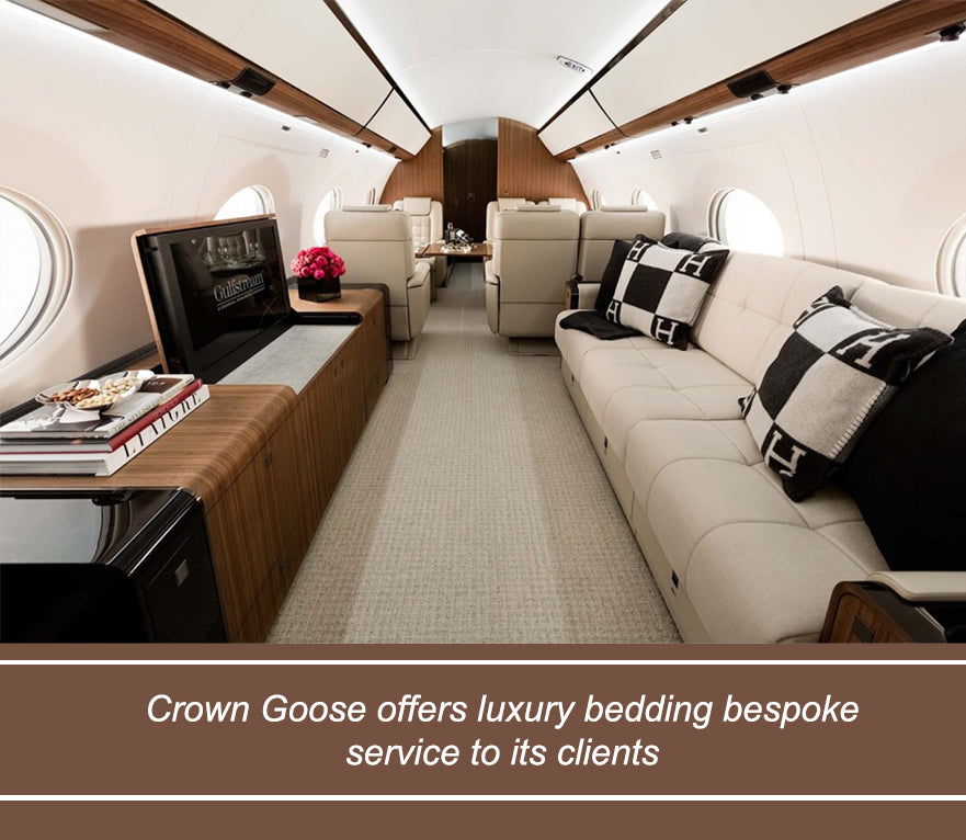 Crown Goose offers luxury bedding bespoke service to its clients