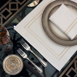 Place mat Cordon (Navy, Gray, Gold)